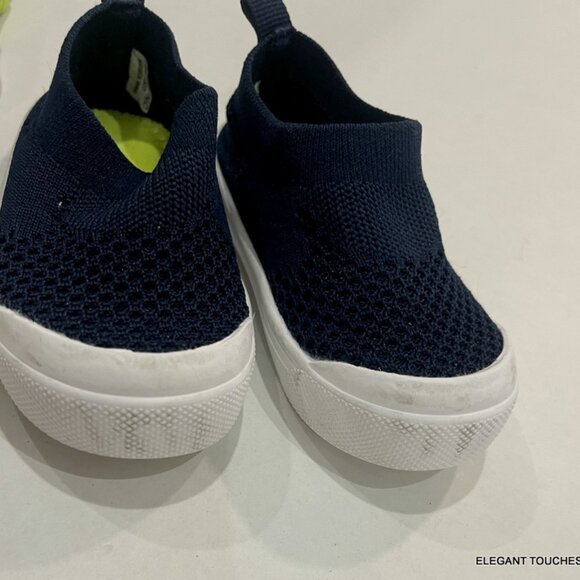 Saucony Baby Ride 6 Boys Size 5 Navy Blue LOT of 2 Leather Rubber Slip On Shoes - Picture 3 of 14